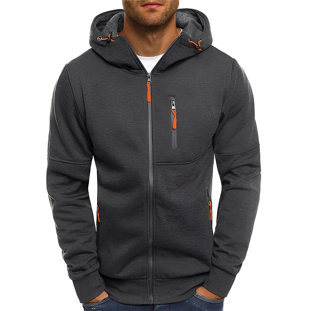 Echoarchiv | Echoarchivrne Fleecejacke mit Kapuze für Herren
