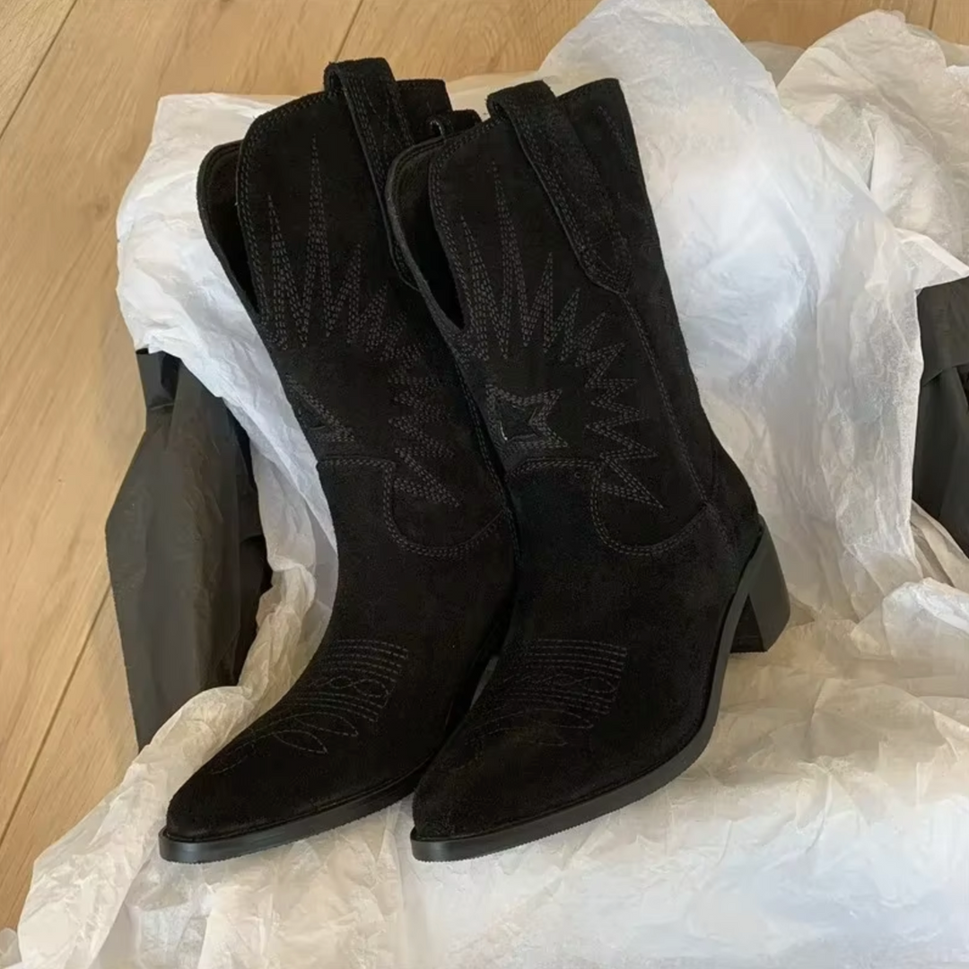 Echoarchiv | Bestickte Vintage-Stiefel