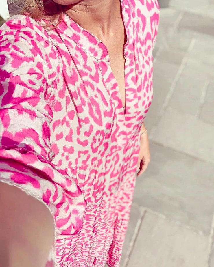 Echoarchiv | Stilvolles Sommerkleid mit Leopardenmuster