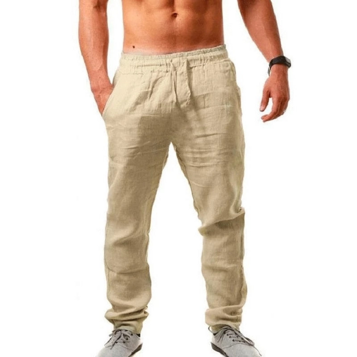 Echoarchiv | Herren Leinenhose Eine Stilvolle & Luftige Sommerhose für Männer