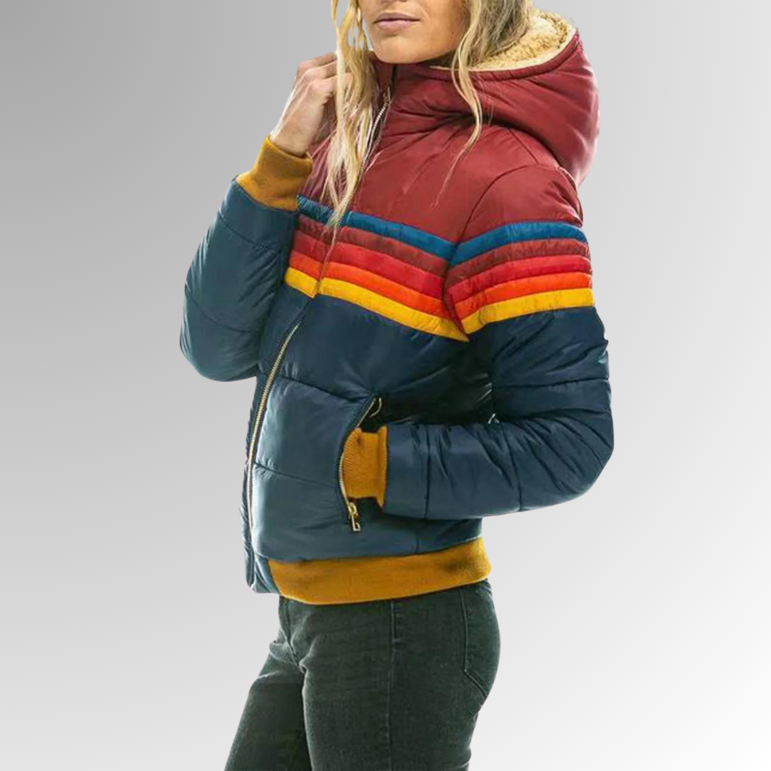 Echoarchiv | Lässige Jacke mit Reißverschluss und Lebhaften Details