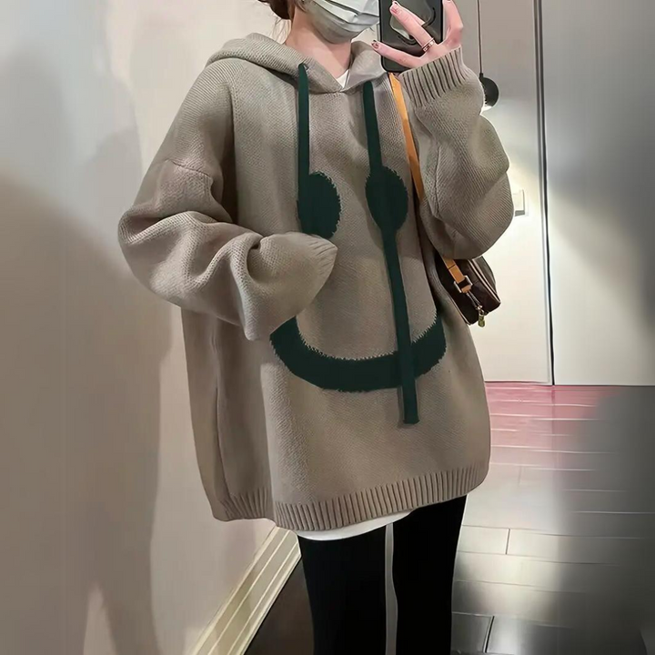 Echoarchiv | Warmer Hoodie Smiley Print