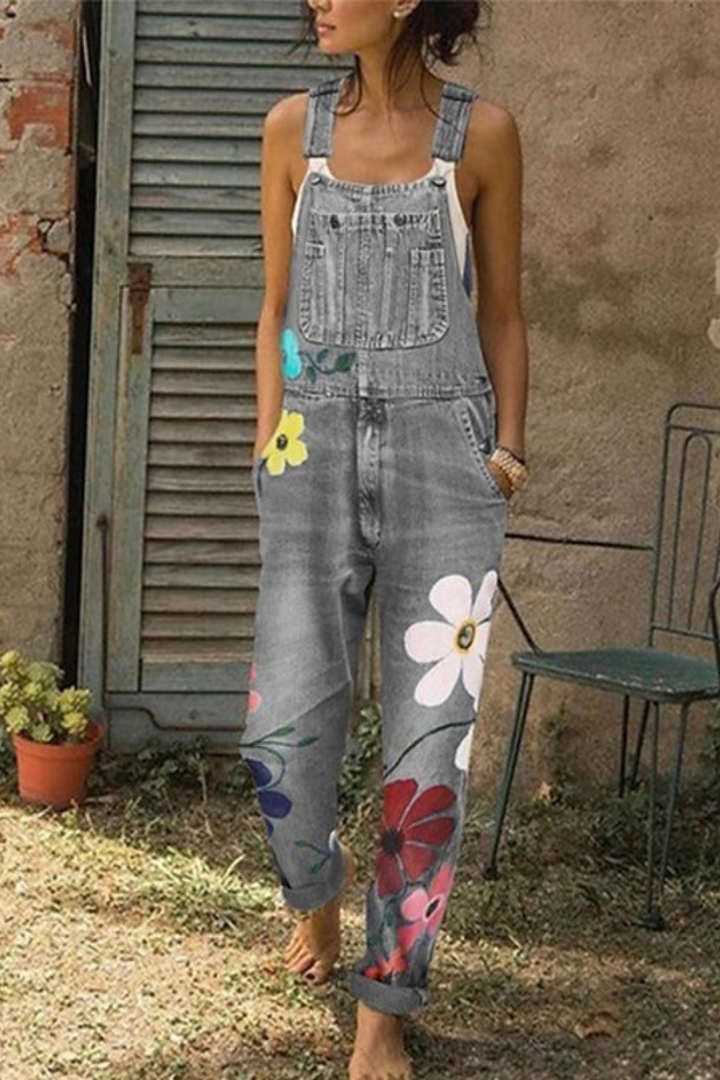 Echoarchiv | Ärmelloser Denim-Overall