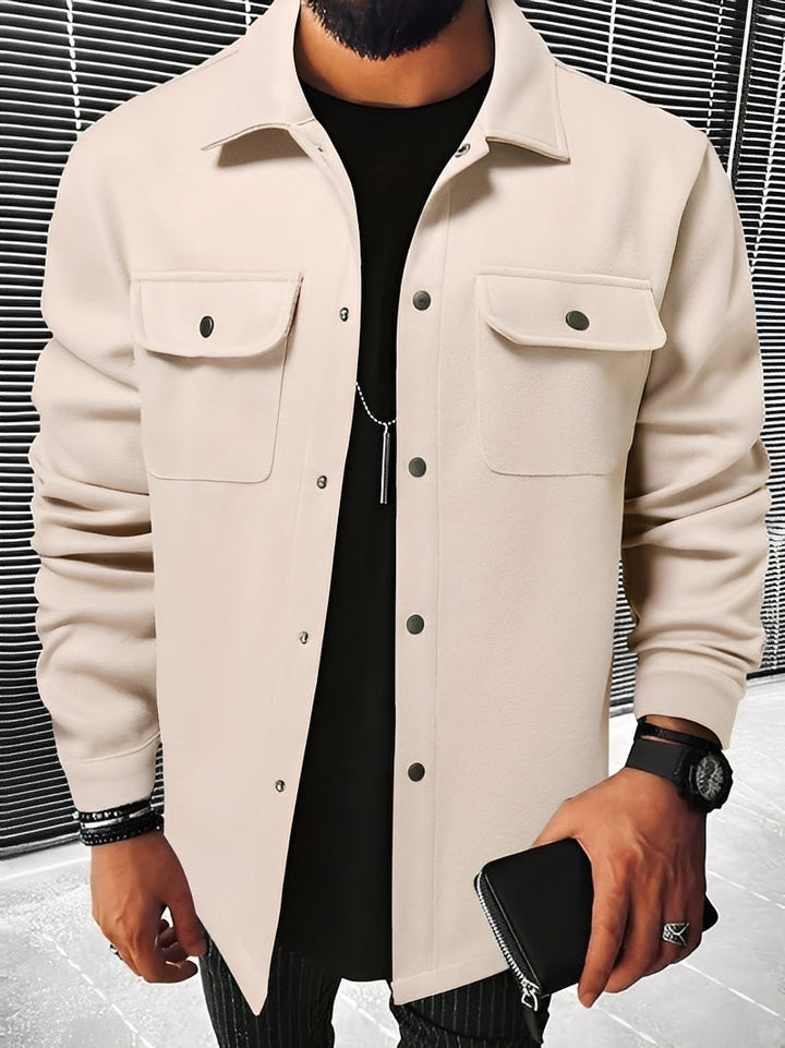 Echoarchiv | Lässige Karierte Jacke mit Taschen für Herren