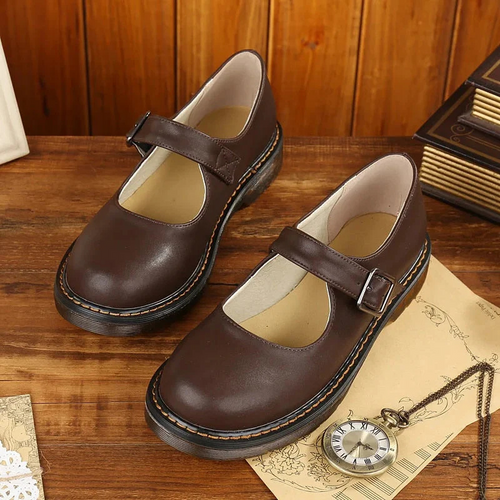 Echoarchiv | Jahrgang Schnalle Schuhe für Damen