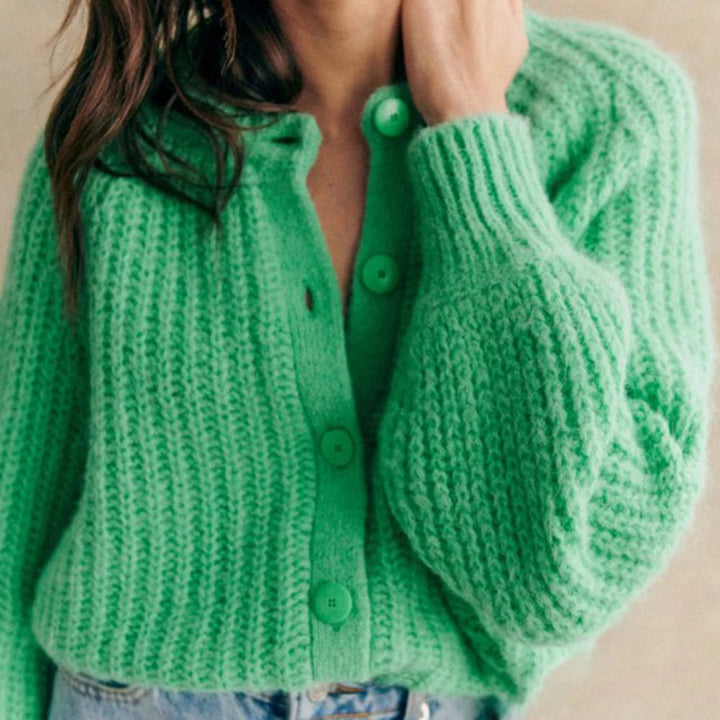 Echoarchiv | Chunky Strickcardigan Weich und Warm Perfekt für Den Alltag