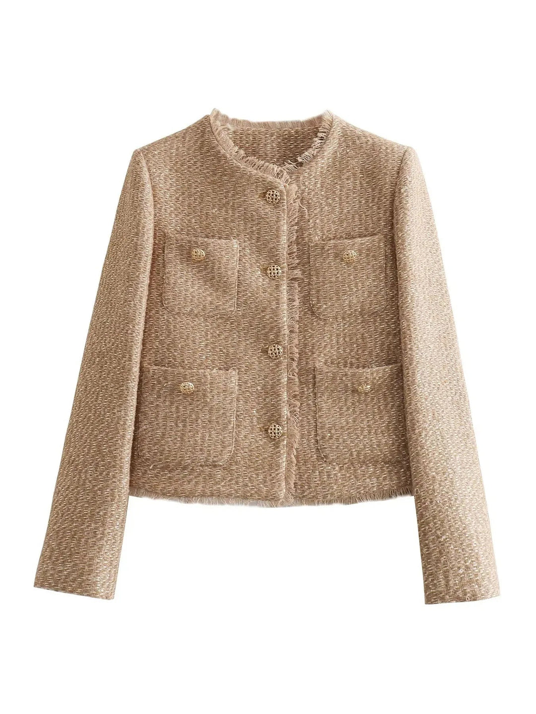 Echoarchiv | Damen Tweed Blazer Zweiteilig