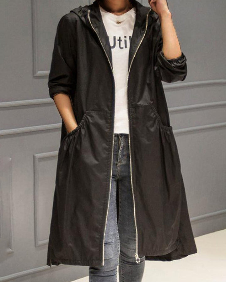 Echoarchiv | Langer Trenchcoat Mit