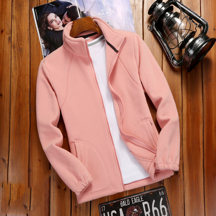 Fleecejacke Damen Reißverschluss-Fleece mit Stehkragen – Célinea