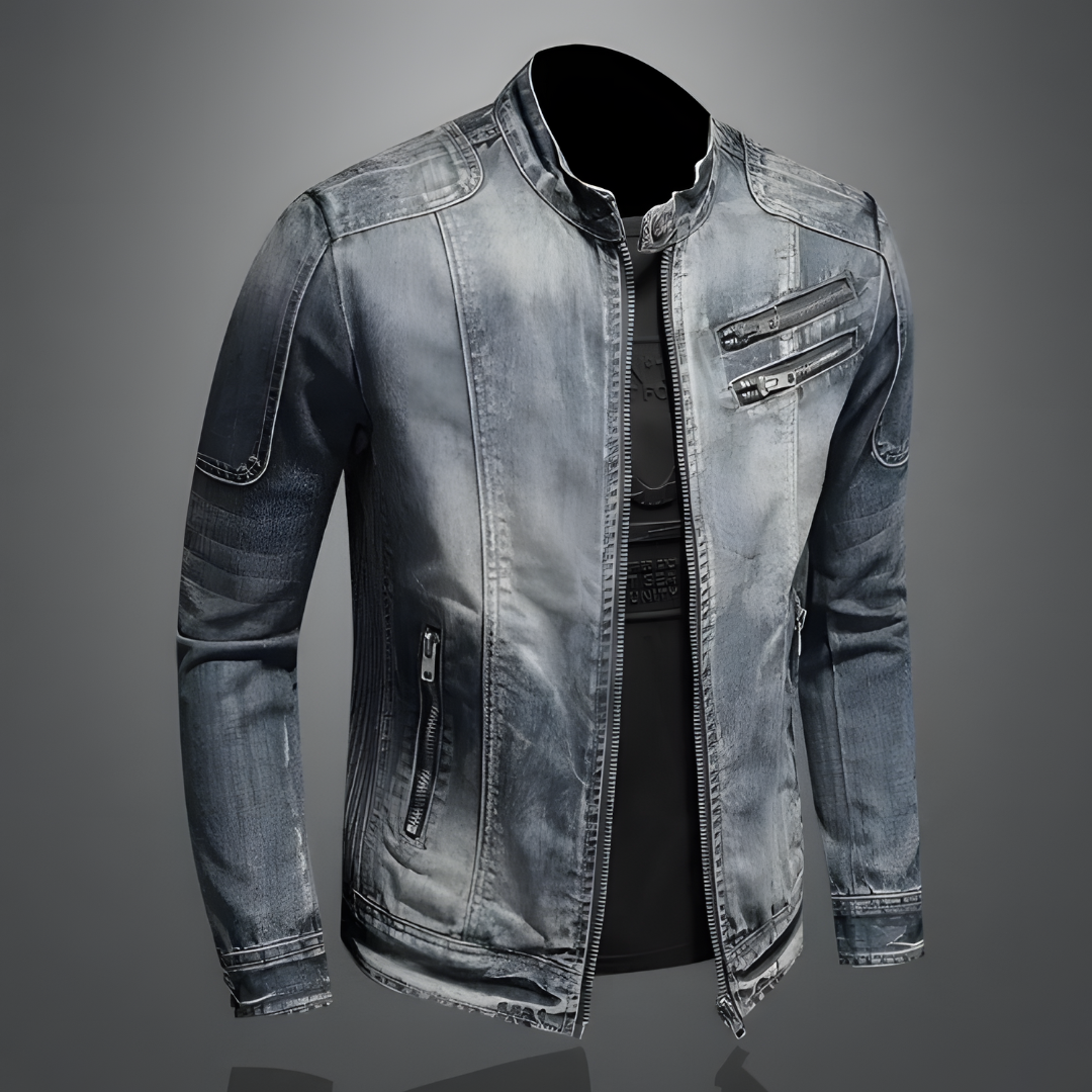 Klassische Biker-JEchoarchivnsjacke