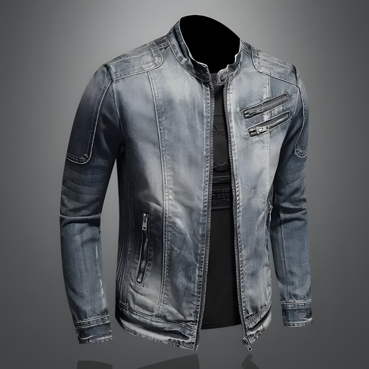 Klassische Biker-JEchoarchivnsjacke