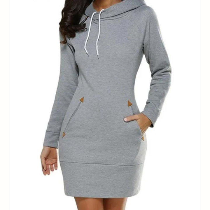 Lässiges Hoodie-SwEchoarchivtkleid mit Taschen