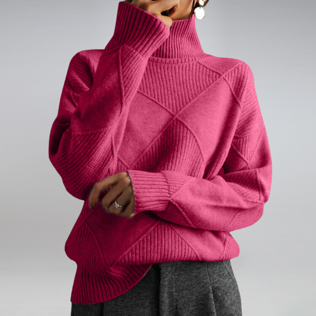 Echoarchiv | Damen Luxuriöser Rollkragenpullover