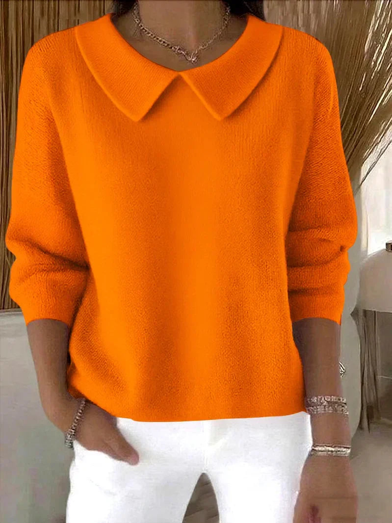 Kragenstrick Damenpullover – Mavelle