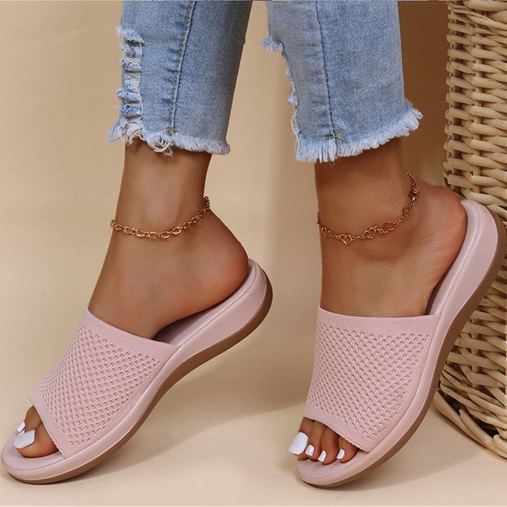 Echoarchiv | Damen Orthopädische Slipper Bequeme und Atmungsaktive Sommer Damen Slipper