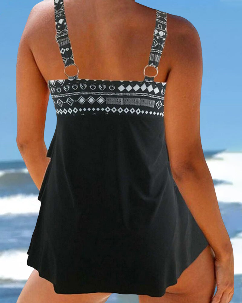 Echoarchiv | Tankinis mit Geometrischem Print