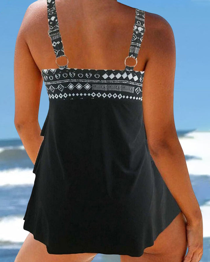 Echoarchiv | Tankinis mit Geometrischem Print