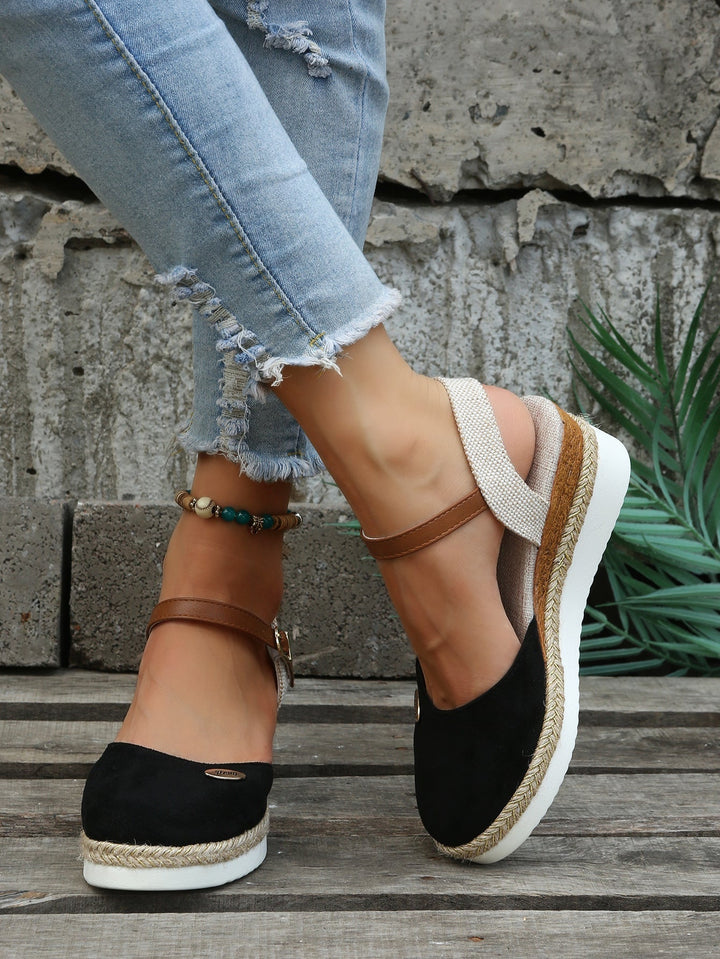 Orthopädische Trendy Braune Espadrilles – Lioré