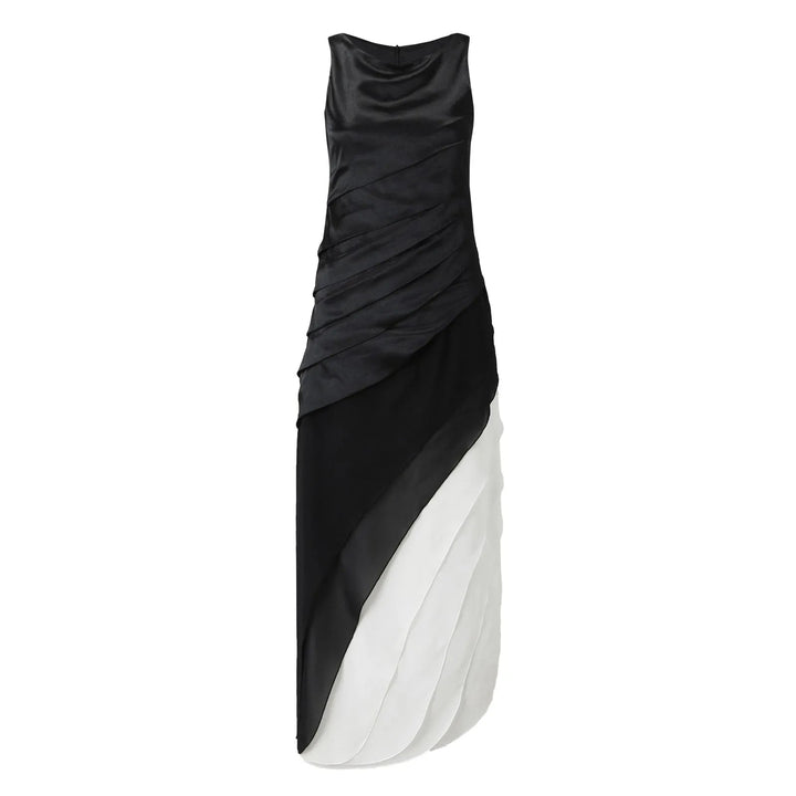 Elegante mehrlagige Ombre-Kleid – Élara