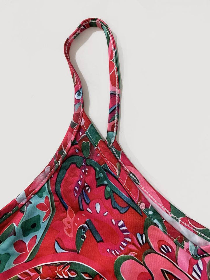 Echoarchiv – Ärmelloses Cami-Kleid Im Urlaubsstil