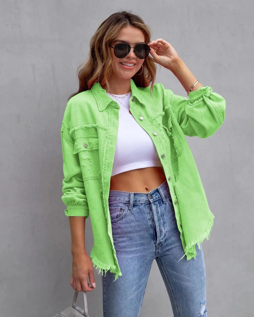 Echoarchiv | Damenbluse aus Denim
