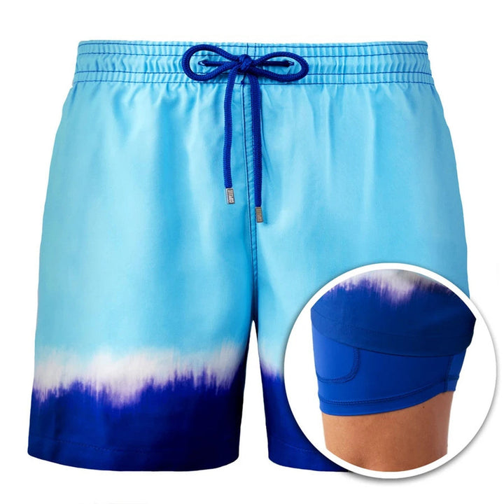 Echoarchiv | Doppellagige Strandshorts für Herren