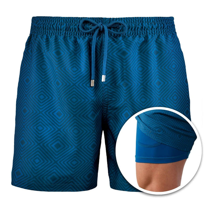 Echoarchiv | Doppellagige Strandshorts für Herren