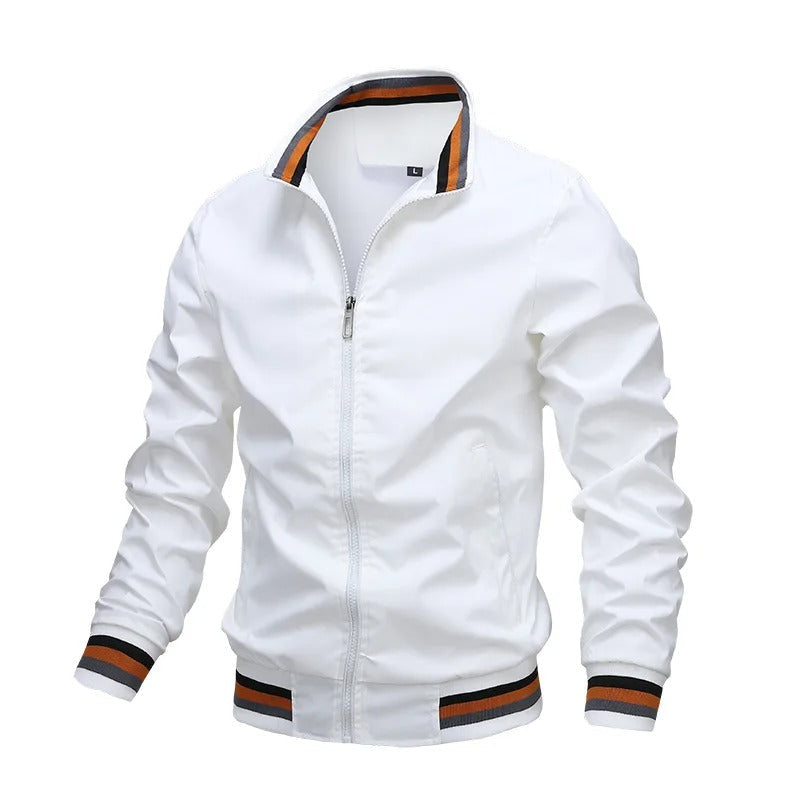 Sportliche Gestreifte Herren Mitteljahresjacke – Taviero