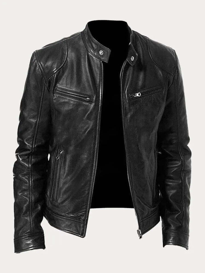Echoarchiv | Herren Klassische Lederjacke