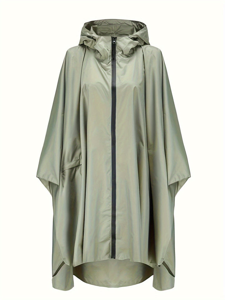 Echoarchiv | Wasserdichter Regenponcho mit Kapuze