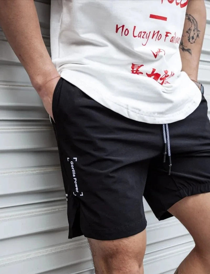 Echoarchiv | Atmungsaktive, Einfarbige Badeshorts für Männer mit Kordel