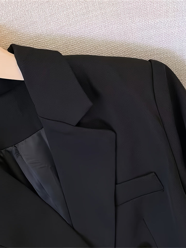 Eleganter Business Slim Blazer mit goldenen Knöpfen Ideal für alle Jahreszeiten – Valéne