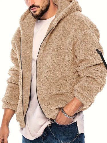 Echoarchiv Teddyjacke mit Reißverschluss für Männer