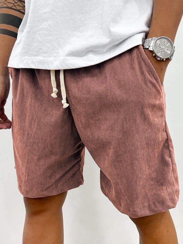 Echoarchiv | Herren Casual Kordelzug Cord Shorts