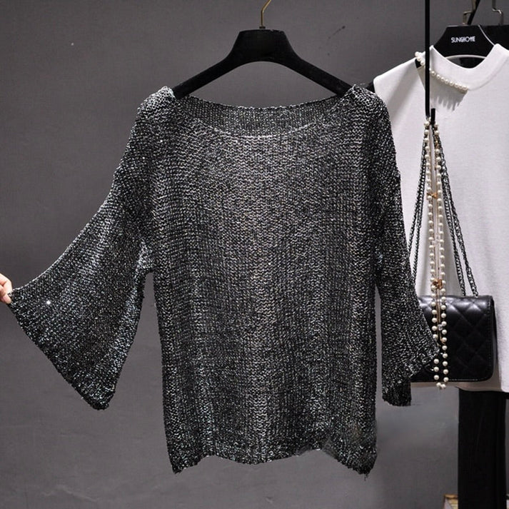 Echoarchiv | Elegante Paillettenpullover