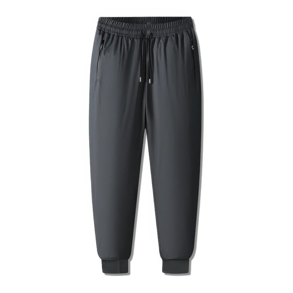 Echoarchiv - Winddichte, warme, mit Fleece gefütterte Herren Jogginghose