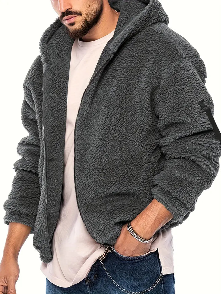 Echoarchiv Teddyjacke mit Reißverschluss für Männer