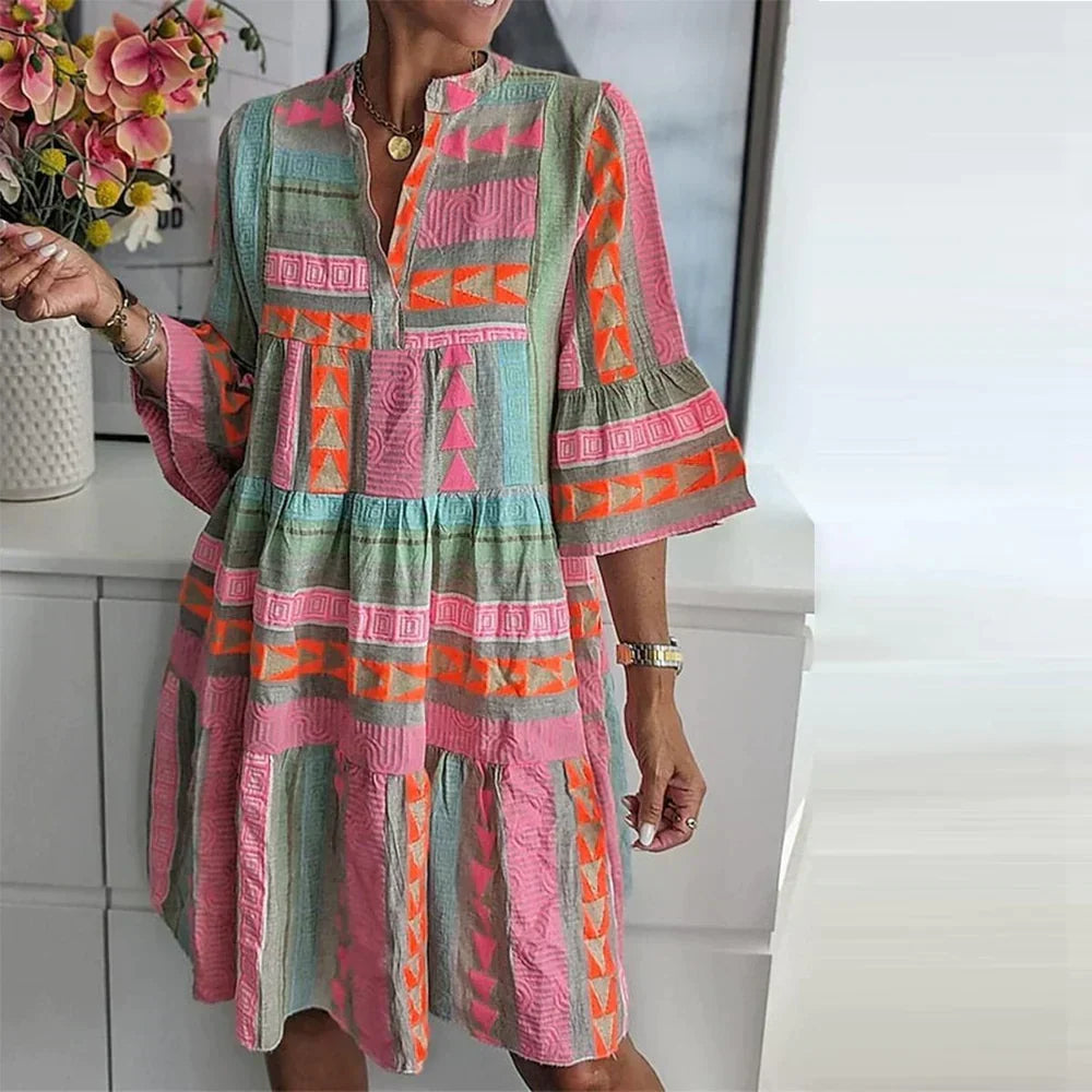 Echoarchiv | Casual Loose Retro Kleid