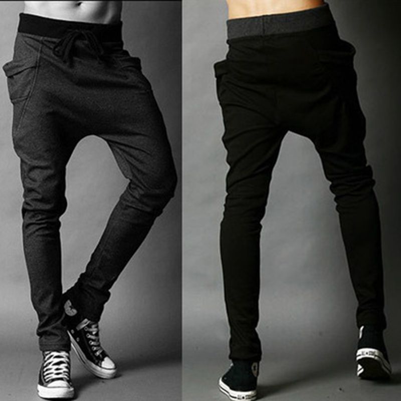 Herren Drop-Crotch Jogginghose mit oversized Außentaschen und schmal zulaufender Beinlinie Echo Archiv