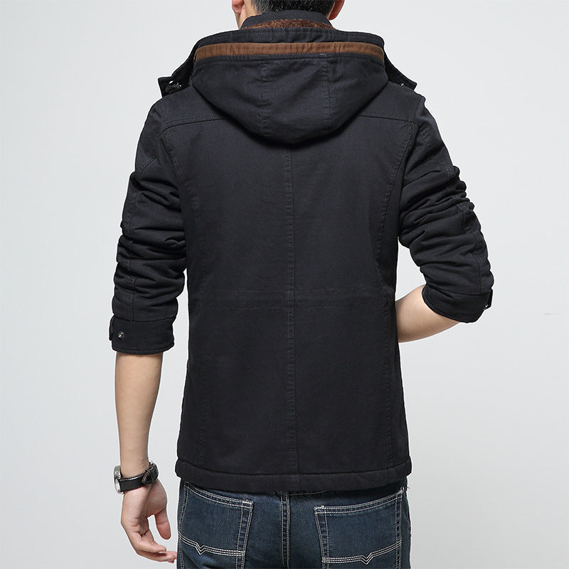Herren modische Outdoor-Jacke mit warmem Futter Echoarchiv