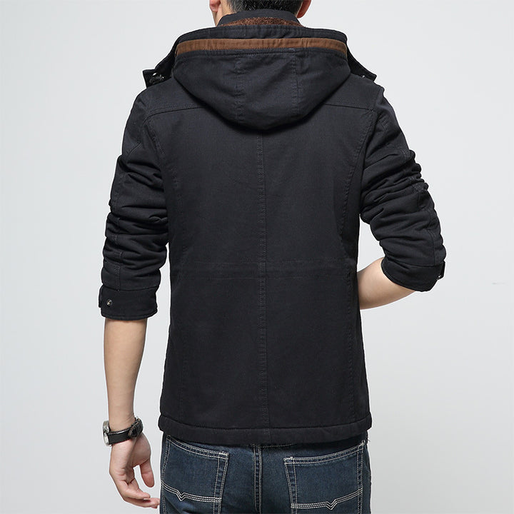 Herren modische Outdoor-Jacke mit warmem Futter Echoarchiv