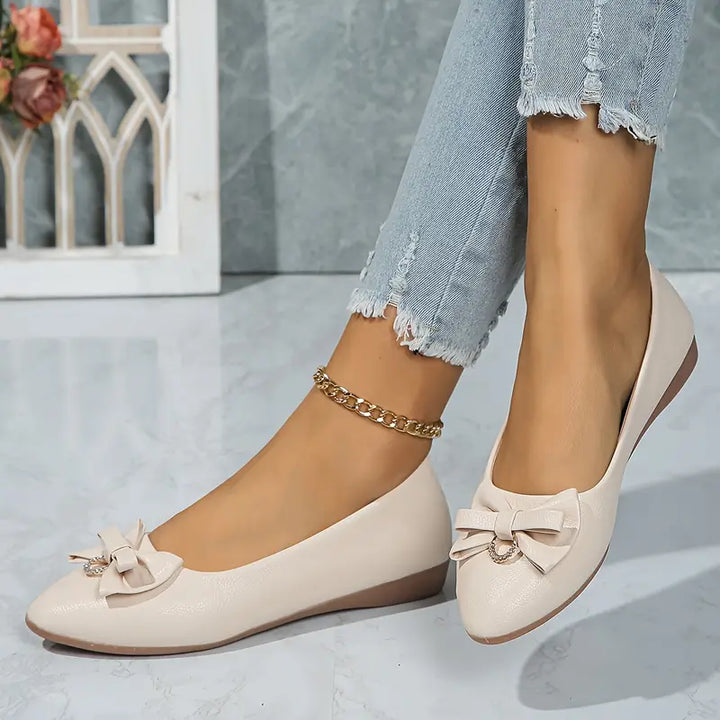 Echoarchiv | Damen Schicke Schleifen Puppe Schuhe Elegant