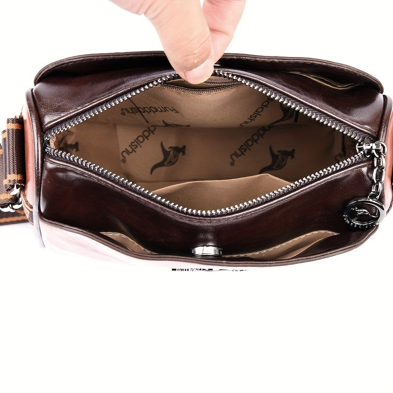 Luxuriöse Crossbody Tasche für stilvolle Frauen | Vegan LEchoarchivther
