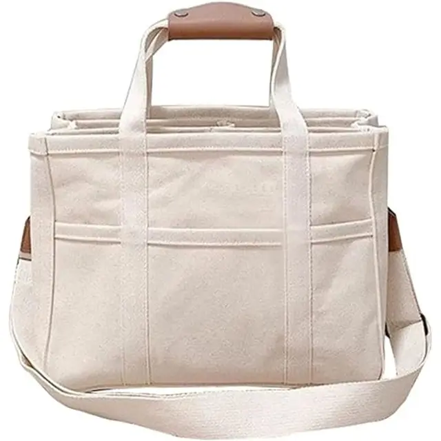 Echoarchiv - Canvas-Tasche mit Mehrfachfächern