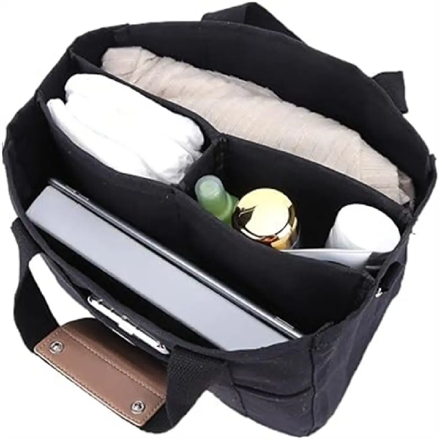 Echoarchiv - Canvas-Tasche mit Mehrfachfächern