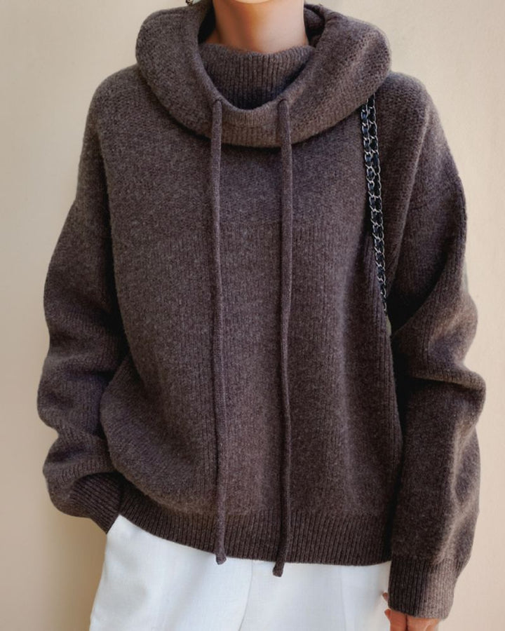 Echoarchiv | Merino Wol Trollenhals-Pullover