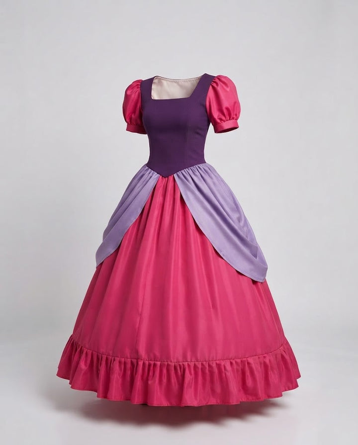 Damen bezauberndes Prinzessinnenkleid mit Rüschen Echo Archiv