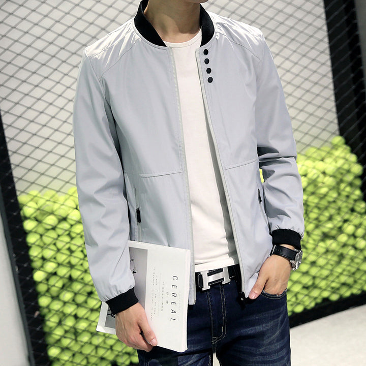 Herren sportliche Steppjacke mit elastischen Bündchen Echoarchiv