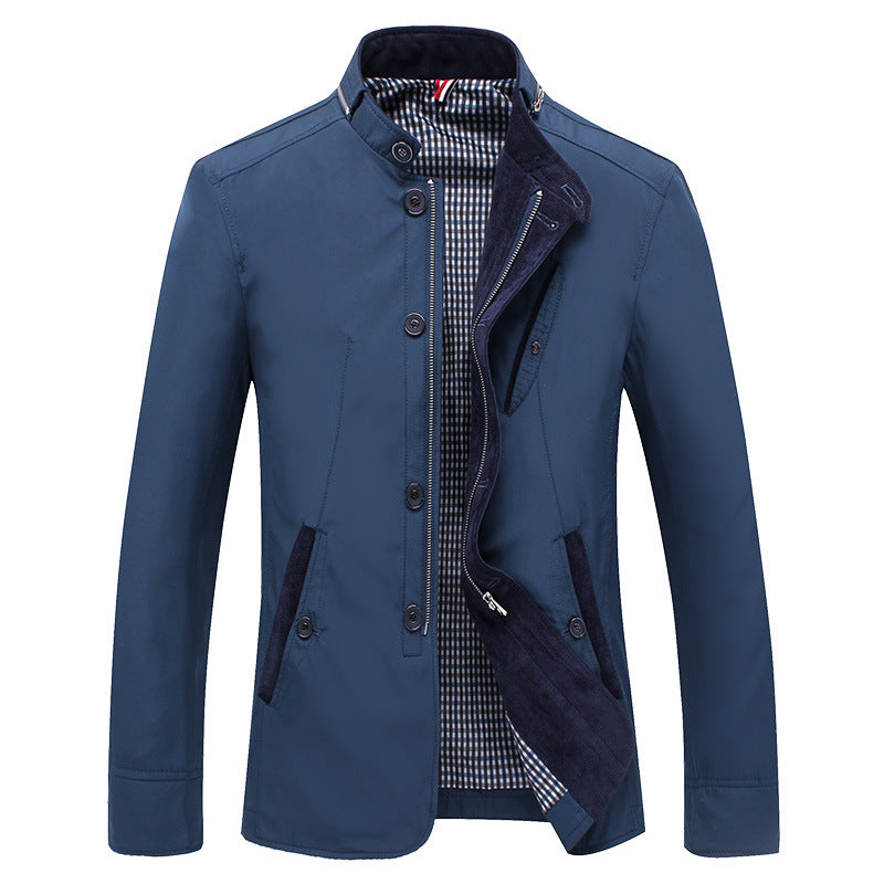 Herren elegante Freizeitjacke mit modischen Details Echoarchiv