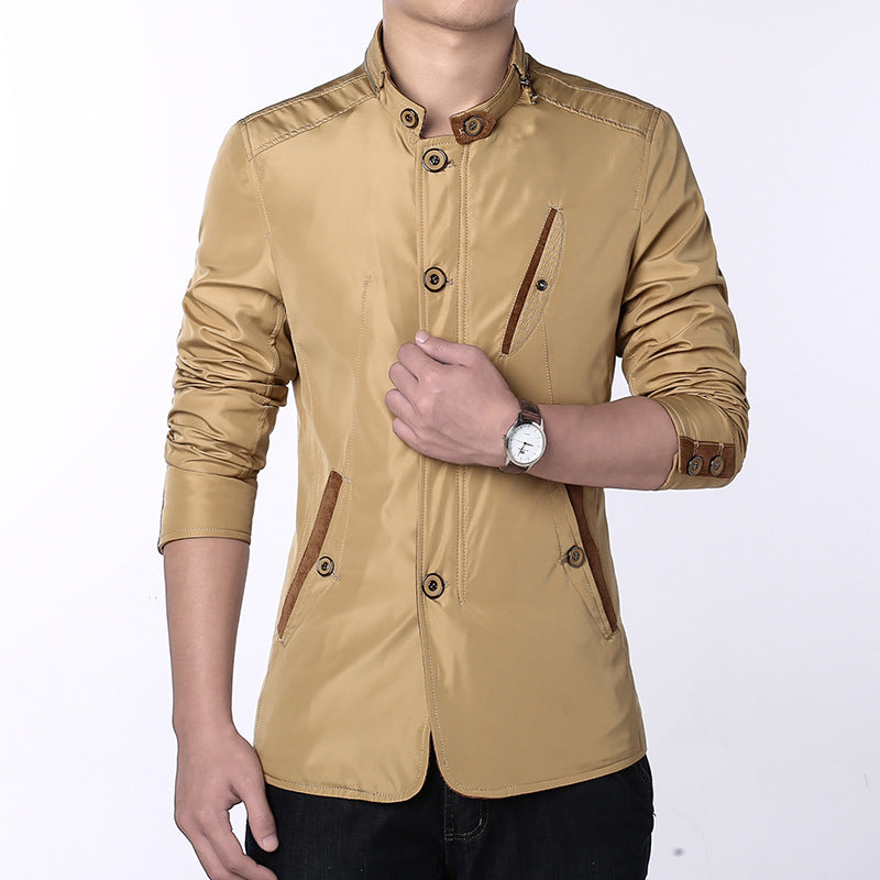 Herren elegante Freizeitjacke mit modischen Details Echoarchiv